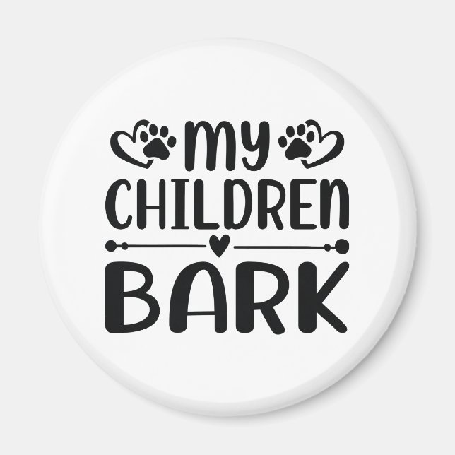 Mina barn Bark Magnet (Framsidan)
