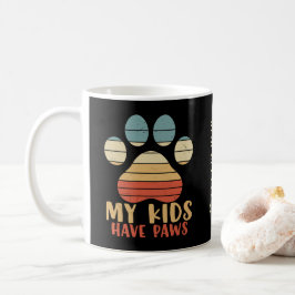 Mina barn har tassار personalized kaffemugg