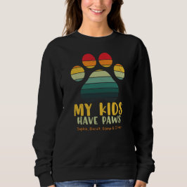 Mina barn har tassار Personlig T Shirt