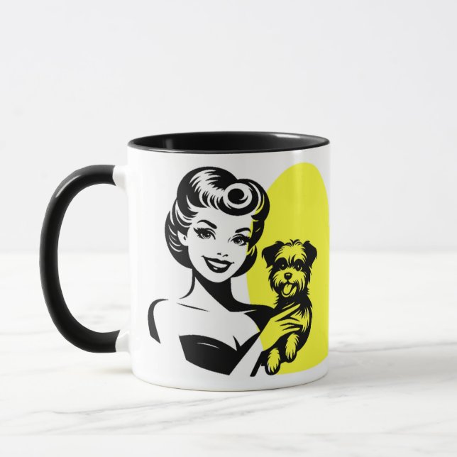 Mina barn har tassar mugg - hund (Vänster)