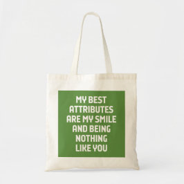 Mina bästa attribut är min sjömil.. Tote Bag Tygkasse
