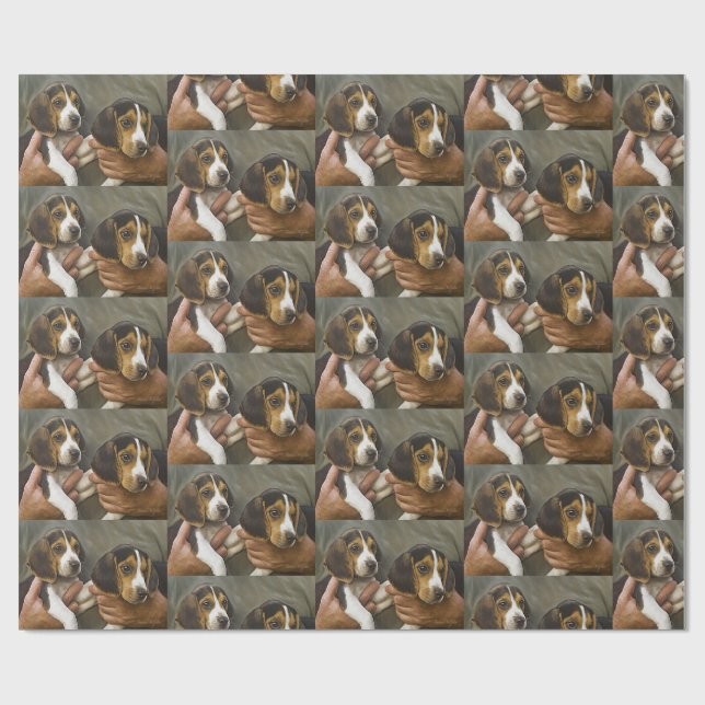 Mina Beagle Buddies Presentpapper (Platt)