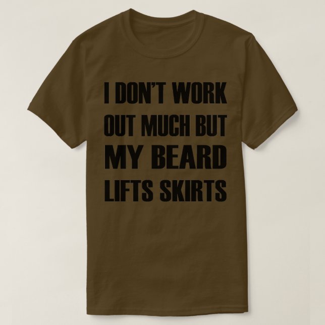 Mina Beard Hiss Skirts T Shirt (Design framsida)