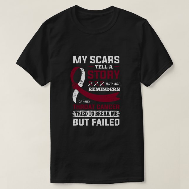 Mina bilar berättar om en historiskt hotad cancerm t shirt (Design framsida)