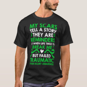 Mina bilar Traumatic Brain Injury Awareness TBI Gr T Shirt