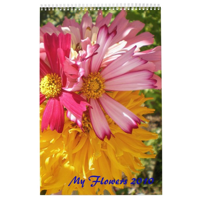 Mina blommor kalender (Omslag)