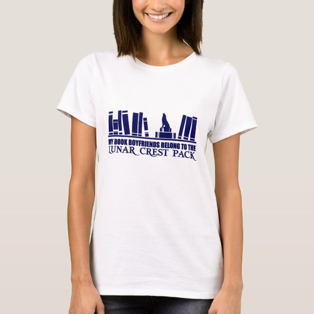 Mina Bok Boykompisar Lunar Vapensköld T Shirt (Framsida)