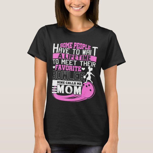 Mina Bowlareare favoriter är Mamma Bowling Mamma T Shirt (Framsida)