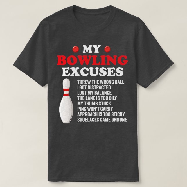 mina bowlingursäkter t shirt (Design framsida)