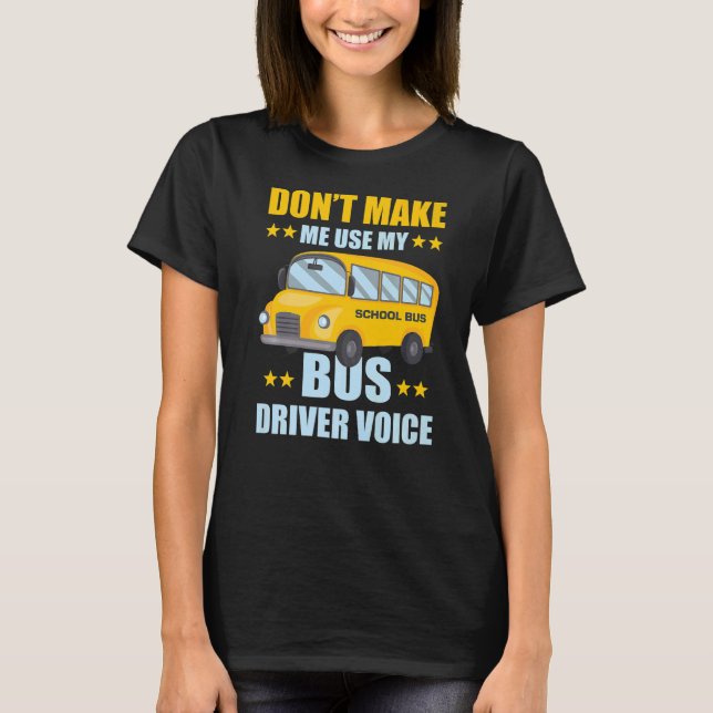 Mina Buss-drivrutiner - röst T Shirt (Framsida)