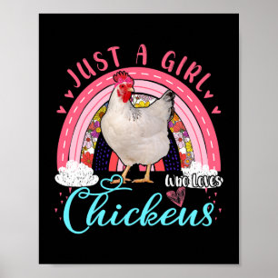Mina Chickens Poop Breakfast Whet Your Superpower Poster