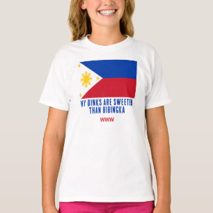 MINA DINKAR ÄR SÖTARE ÄN BIBINGKA Kul Filipinska T Shirt