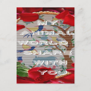 Mina djur World valentine.png Helg Vykort