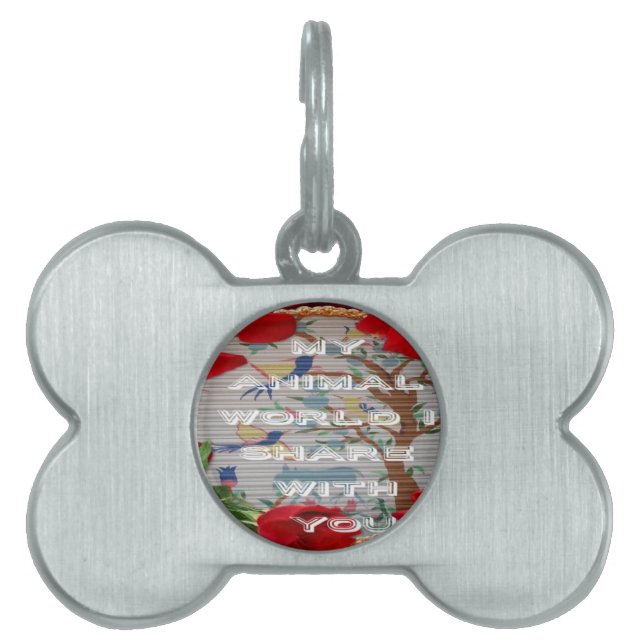 Mina djur World valentine.png Namnbricka Husdjur (Framsidan)