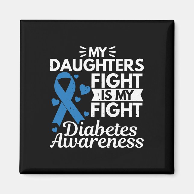Mina döttrar kämpar mot min typ 1-diabetes magnet (Framsidan)