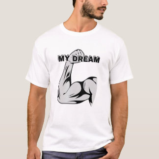 Mina drömfitness gym, roliga citat t shirt