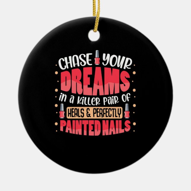 Mina drömmar Painting Nagel Julgransprydnad Keramik (Framsidan)