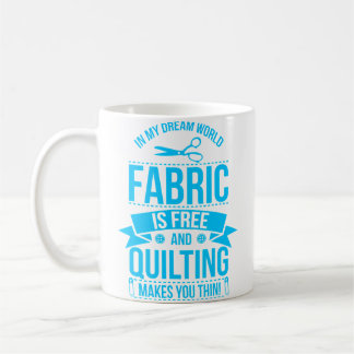 Mina Drömmar Sy Gåva Quilters Konsthantverk Quiltn Kaffemugg