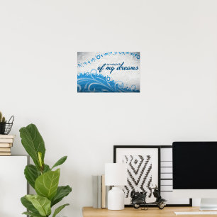 "Mina drömmars liv" Motiveringsbekräftelse Poster