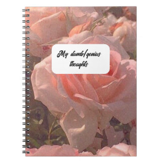 Mina dumma/geniala tankar.. Spiral-foto-anteckning Anteckningsbok