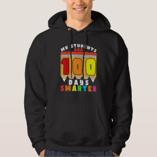 Mina elever är 100 dagar smartare penn skol kaffe hoodie