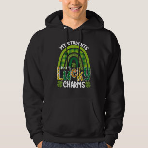 Mina elever är mina lyckotal St. Patrick's Day Hoodie