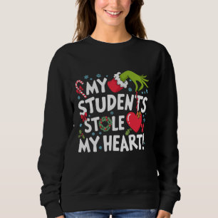 Mina elever stal mitt hjärta jul xmas lärare t shirt