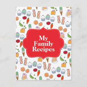 Mina familjerecept vykort