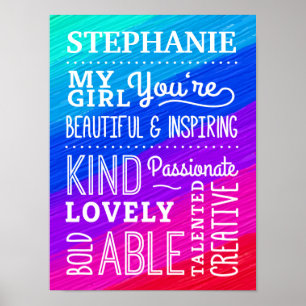 Mina Fantastisk för flickor Poster