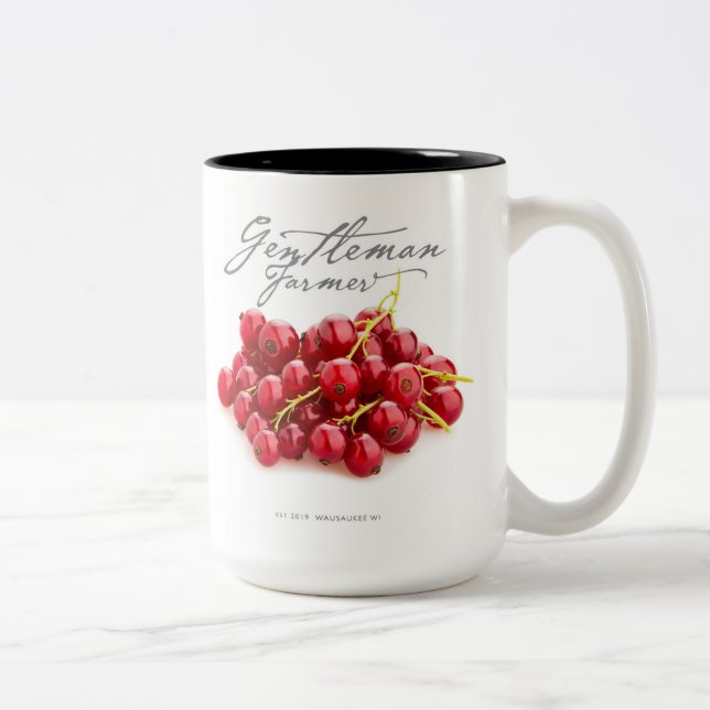 Mina Farmer 15 oz. Kaffe Mugg (röda vinbär) (Höger)