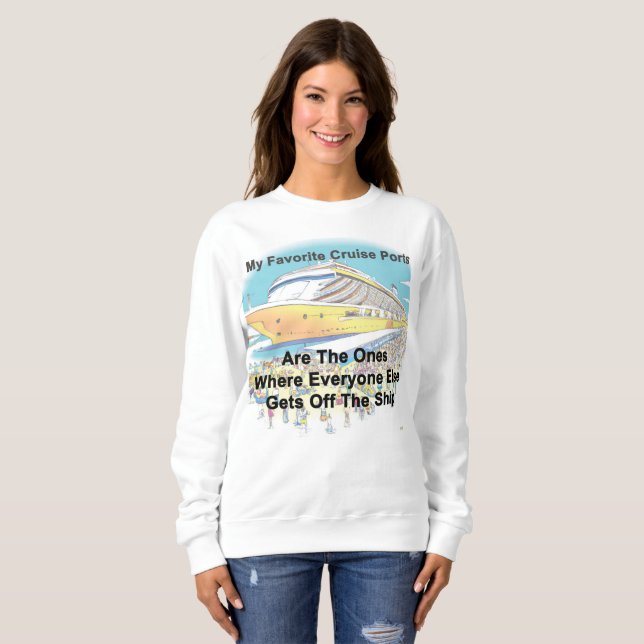 Mina Favorit Hamnar För Kryssningar T Shirt (Hel framsida)
