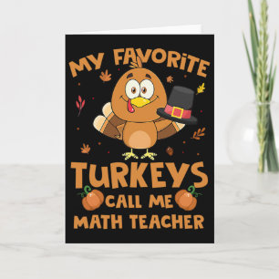Mina Favorit Kalkoner Kallar Mig Matematiklärare T Kort