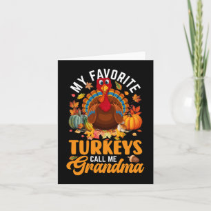 Mina Favorit Kalkoner Kallar Mig Mormor Glad Thank Kort