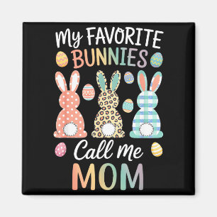 Mina Favorit Kaniner Kallar Mig Mamma Söt Påskkani Magnet