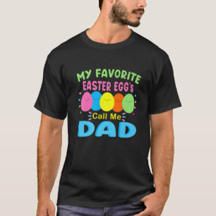 Mina favoritägg kallar mig Pappa Funny Påskhare Ho T Shirt