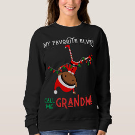 Mina favoritälvar kallar mig Grandma Nana Mimi Jul T Shirt