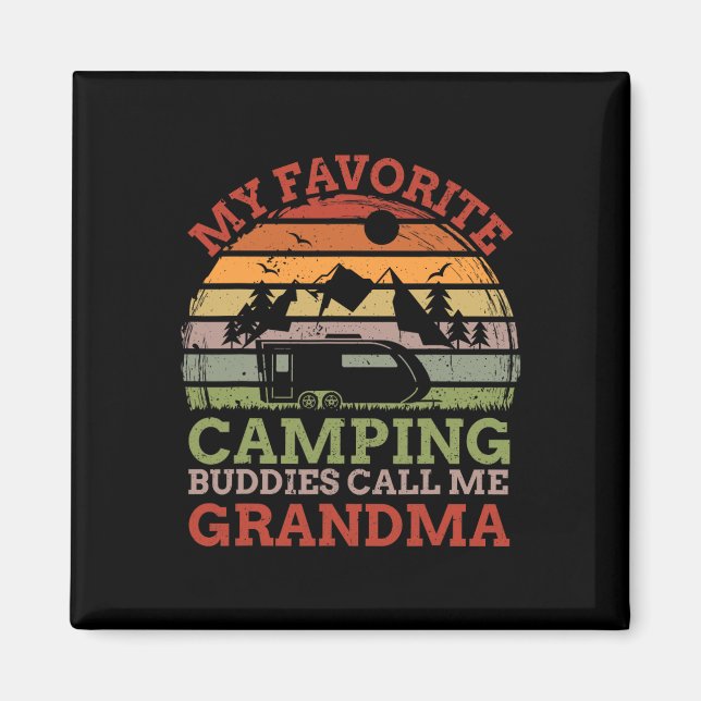 Mina favoritcampingkompisar kallar mig mormors far magnet (Framsidan)