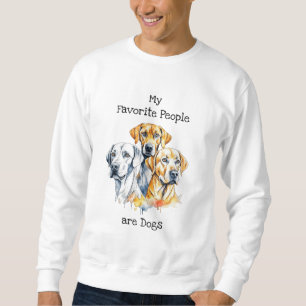 Mina favoriter är Hundar Lång Ärmad Tröja