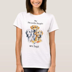 Mina favoriter är Hundar T Shirt