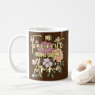 Mina favoriter kallar mig Amma Grandma Kaffemugg