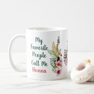 Mina favoriter kallar mig Anpassningsbar Aloha Tro Kaffemugg