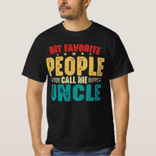 Mina favoriter kallar mig farbror Fars dag T Shirt