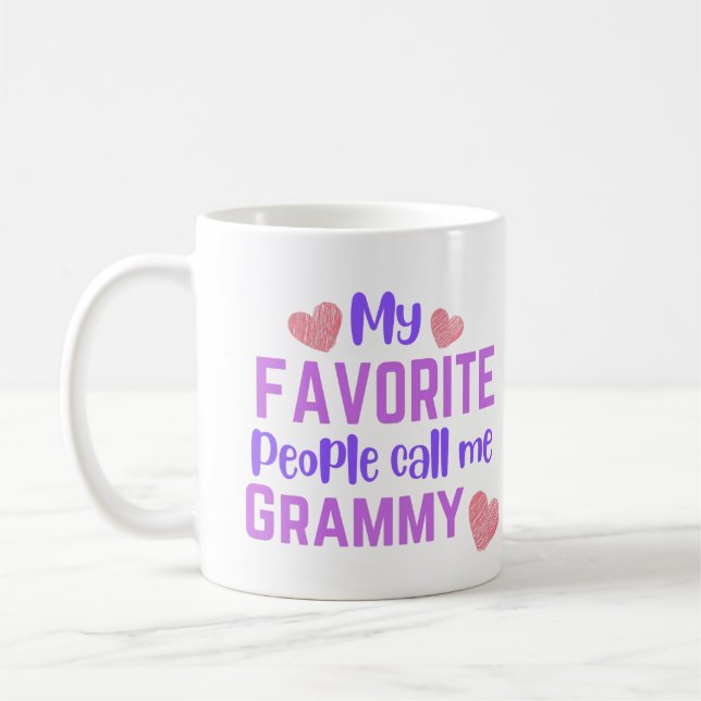 Mina favoriter kallar mig Grammy Kaffemugg (Vänster)