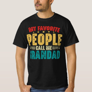 Mina favoriter kallar mig Grandad Fars dag T Shirt