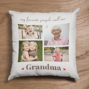 Mina favoriter kallar mig Grandma Anpassningsbar B Kudde