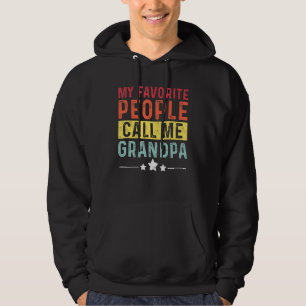 Mina favoriter kallar mig Grandpa Fantastisk Grand Hoodie