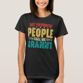 Mina favoriter kallar mig Granny Mors dag T Shirt