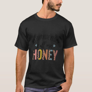 Mina favoriter kallar mig Honung New Honung Mor T Shirt