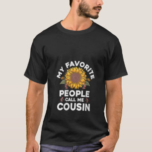 Mina favoriter kallar mig kusin Birthday Funny V T Shirt