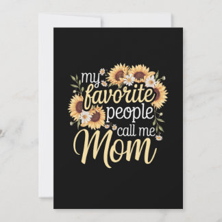 Mina favoriter kallar mig Mamma Inbjudningar